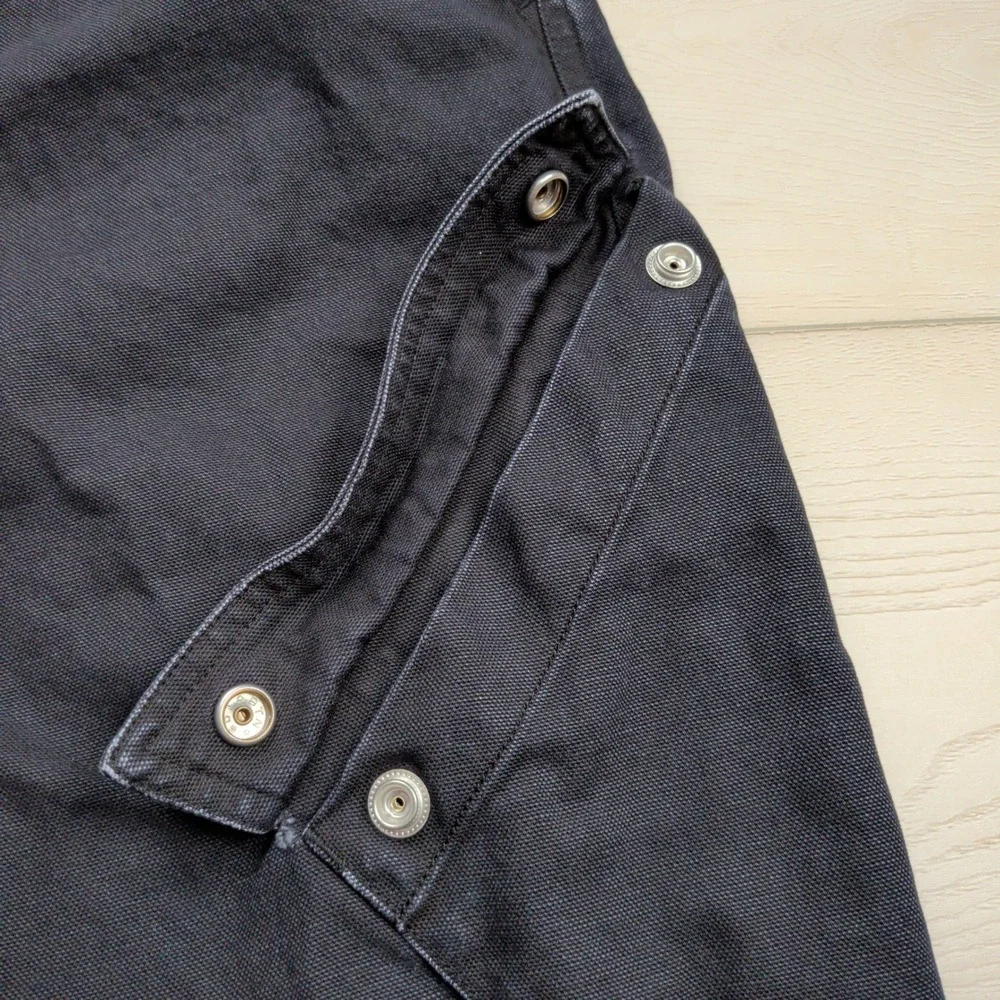 Nike Air Jordan Essentials Chicago Pants Mens M Black Canvas Cargo‎ FN6364-010